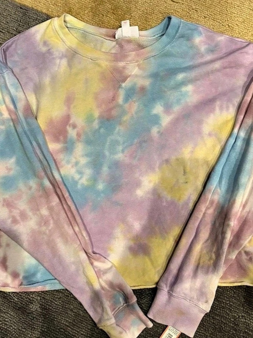 Women's Tie-Dye Long Sleeve Top